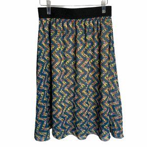 Lularoe Floral Elastic Waist Circle Skirt 31PE